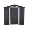 Bodega para jardin gris oscuro Terraza y Jardin
