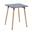 Mesa Eames Negra cuadrada 80x80 Mesa plegable, Mesas