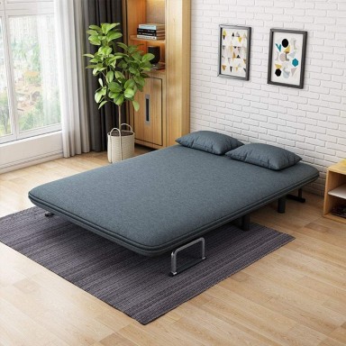 Sofa Cama Extendible 2 plazas Azul Linen Sofás