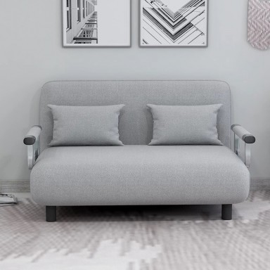 Sofa Cama Extendible 2 plazas Gris Light Linen Sofás