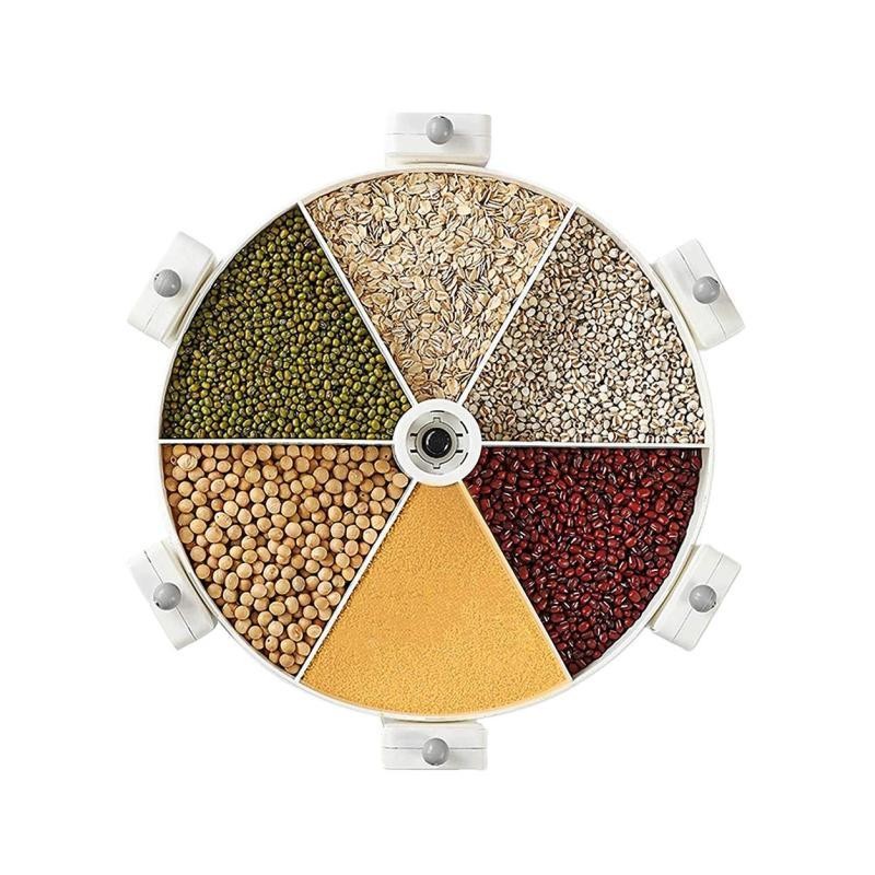 Organizador Rotatorio de Cereales y granos Cocina