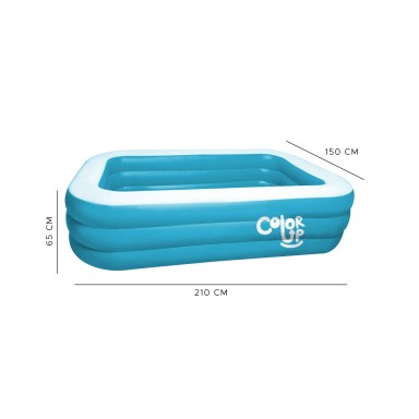 Piscina Inflable Color Up! 210x150x60 Piscinas