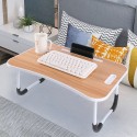 Mesa plegable para notebook madera Inicio
