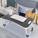 Mesa portátil plegable Gris Inicio