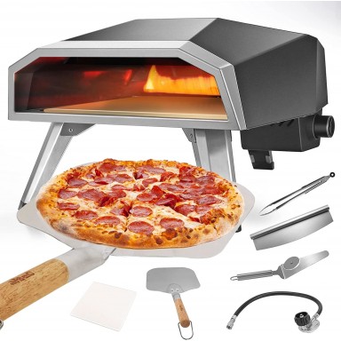 Horno de Pizza a Gas Portatil 62 x 40 x 30cms Cocina