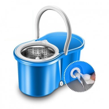 Mopa giratoria 360° con canasto de acero inoxidable Accesorios aseo