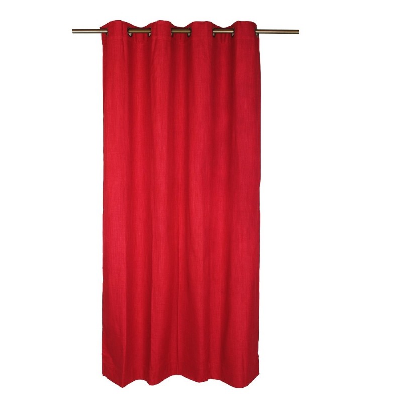 Cortina Argollas B.O.CITY 1.40 X 2.25 Rojo Cortinas