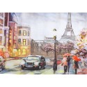 Set de cortina de baño Paris Taxi, Masel Cortinas