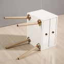 Velador Doble Eames White Veladores