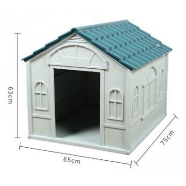 Casa para perros gris 65*75*63cm Perros