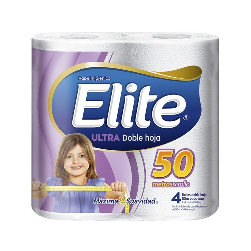 Manga 32 Rollos Elite 50 Metros Aseo y Limpieza