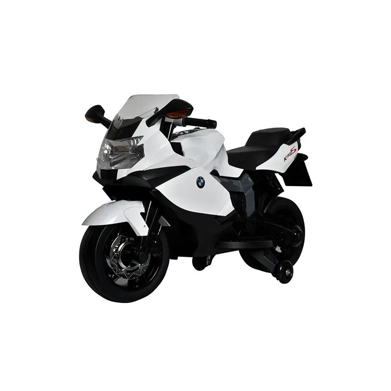Moto BMW K1300S para niños color Blanco Juguetes