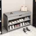 Zapatero cojin 2 niveles gris Zapateros