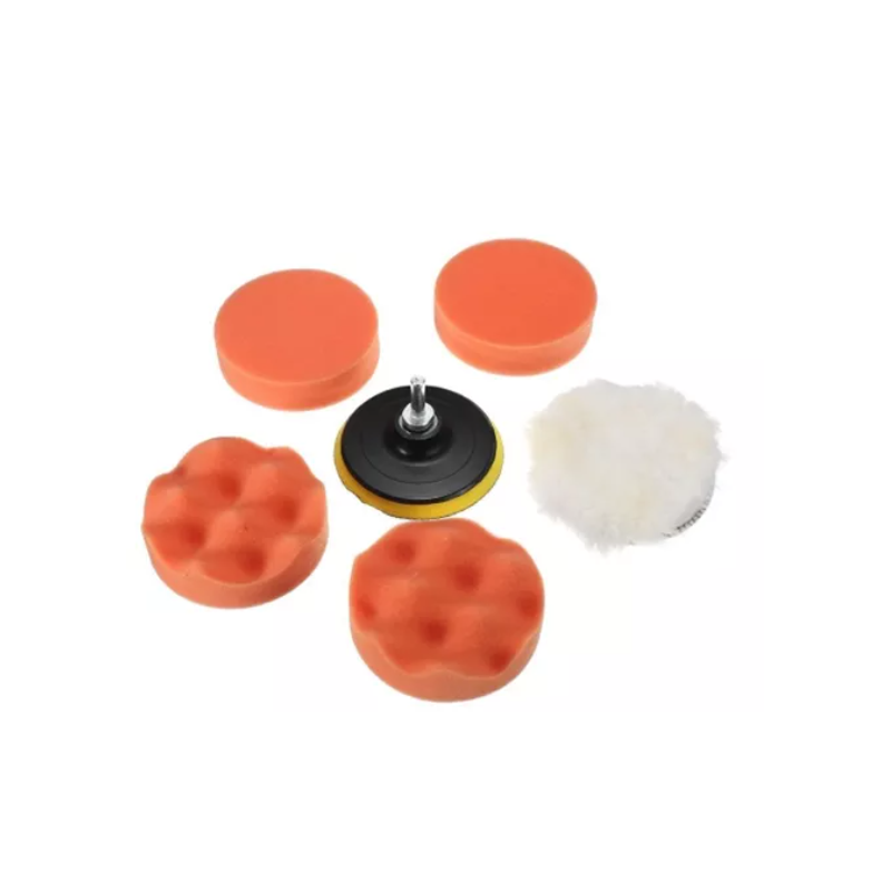 Set de 7 accesorios de discos para pulir auto Herramientas