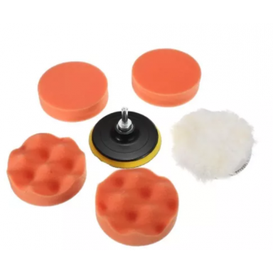 Set de 7 accesorios de discos para pulir auto Herramientas