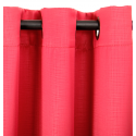 Set de cortinas Embossed rojo, Masel Cortinas