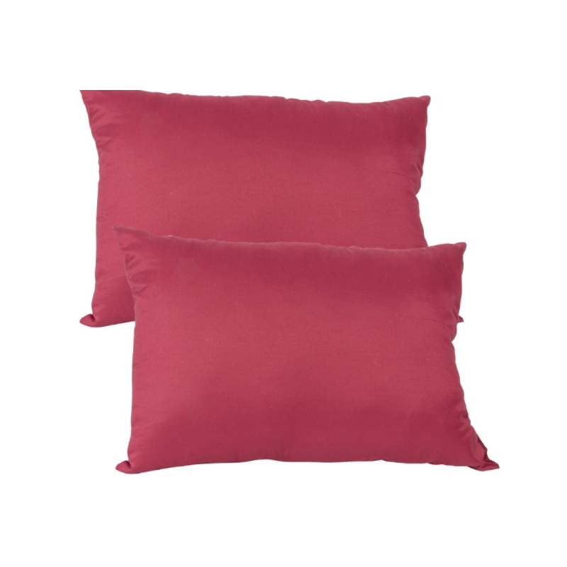 Pack 2 Almohadas Premium Microfibra Burdeo. Masel Almohadas