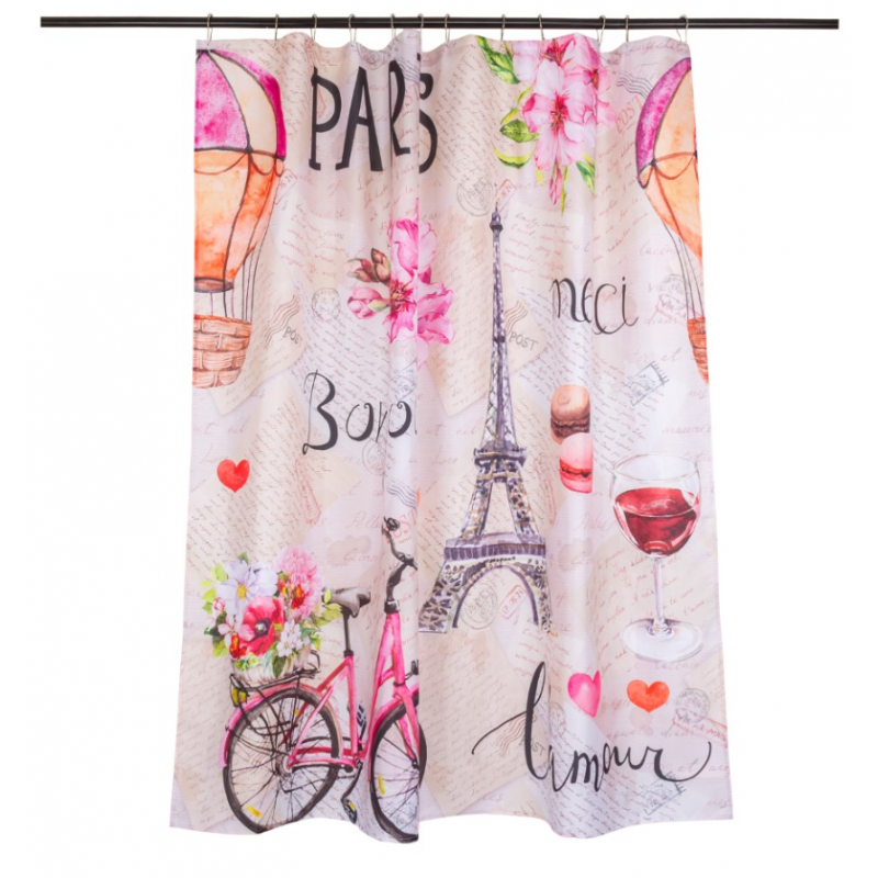 Set de cortina de baño Bonjour, Masel Cortinas
