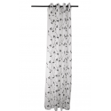 Set de Cortinas Argollas Teresita negro, Masel Inicio
