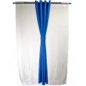 Set de cortinas 8 piezas, modelo Yasmin azul, Masel Cortinas