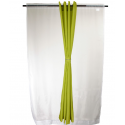 Set de cortinas 8 piezas, modelo Yasmin pistacho, Masel Cortinas