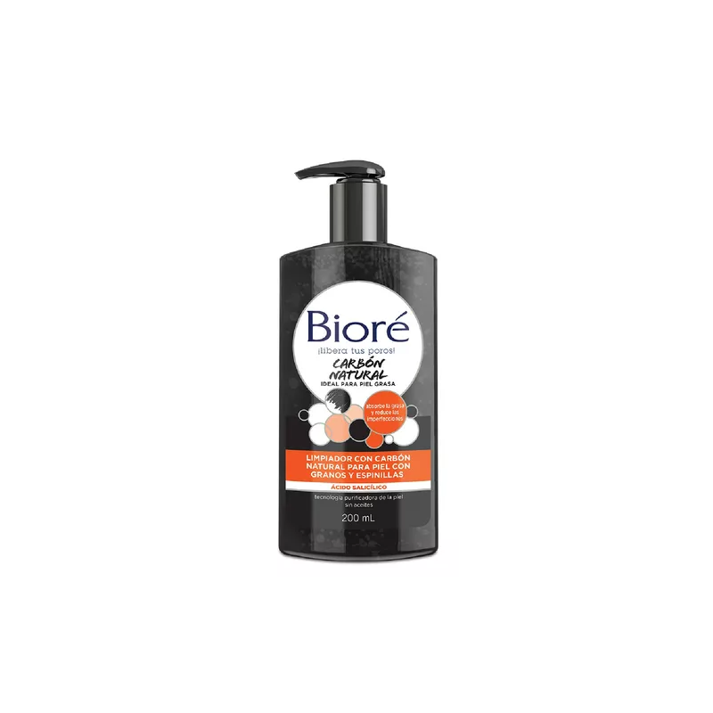Limpiador carbón granos y espinillas Biore Belleza