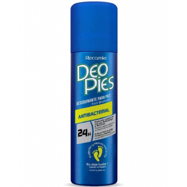 Deo Pies Desodorante Para Pies Spray Antibacterial 260Ml Aseo y Limpieza