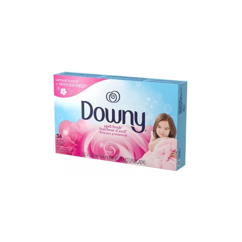 Toallas Antiestáticas Downy Sheets April Fresh 34 unidades Aseo y Limpieza