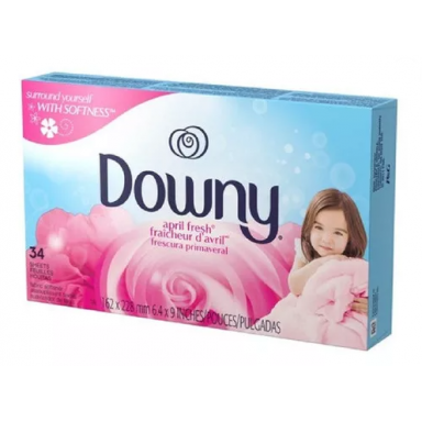 Toallas Antiestáticas Downy Sheets April Fresh 34 unidades Aseo y Limpieza