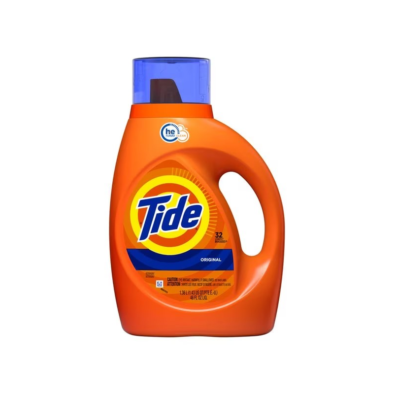 Detergente Concentrado Tide Orange He Original 1,36 Litros Aseo y Limpieza