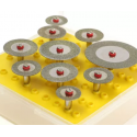 10 Discos Corte Diamante Abrasivos Dremel Accesorios Herramientas