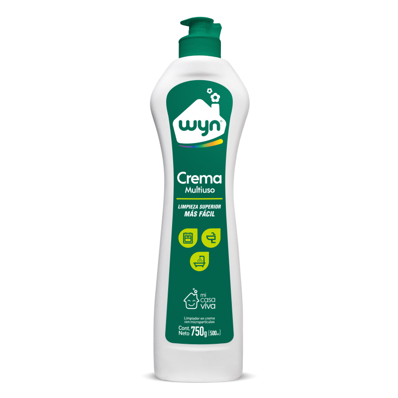 Limpiador en crema 750ml Wyn Aseo y Limpieza