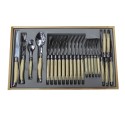 Set de cubiertos estilo laguiole. 24 piezas para seis personas Inicio