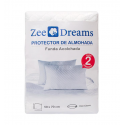 Pack 2 Protectores de almohada 50x70 funda acolchada Zee Dreams Almohadas