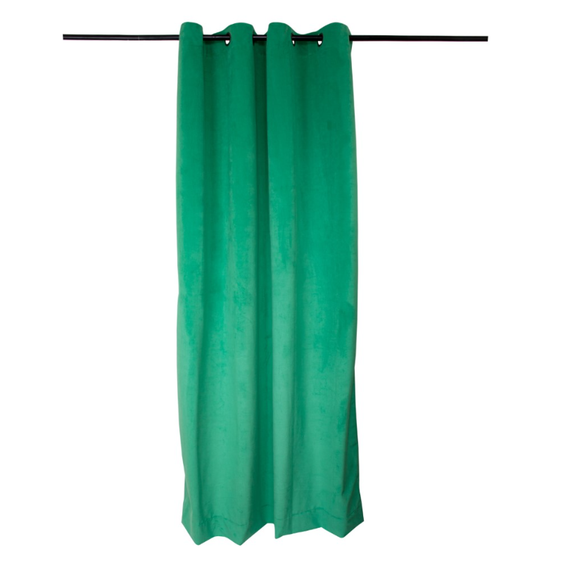 Cortina argollas Felpa New Velvet Verde, Masel Cortinas