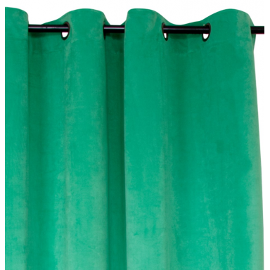 Cortina argollas Felpa New Velvet Verde, Masel Cortinas