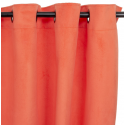 Cortina argollas Felpa New Velvet Naranja, Masel Cortinas