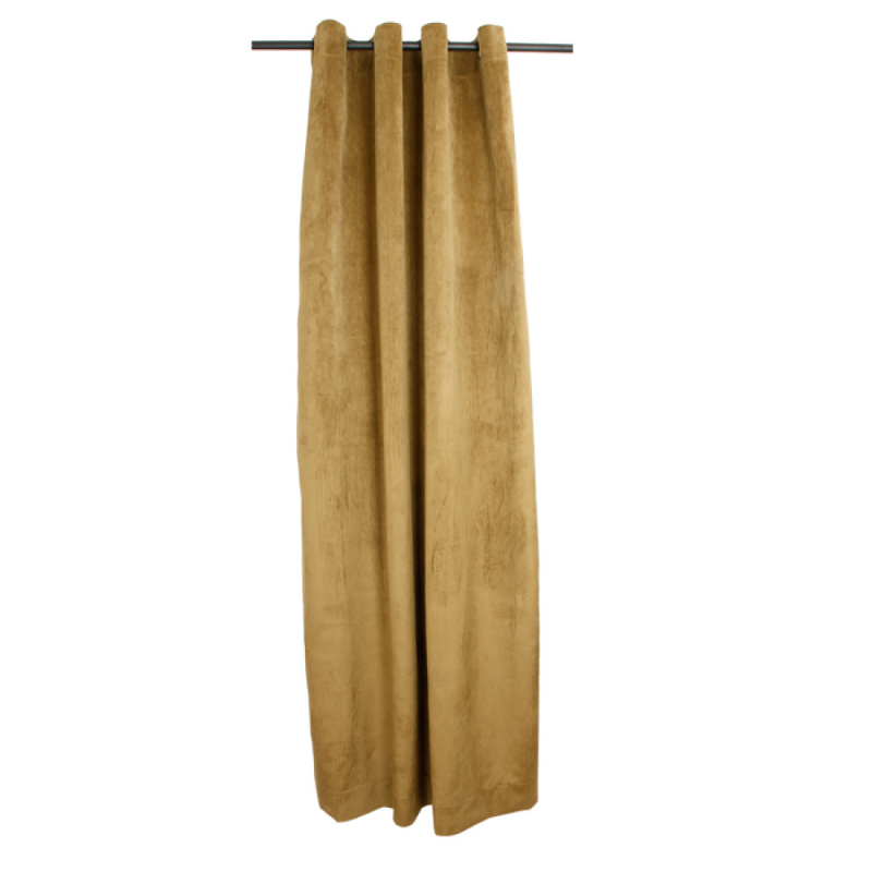 Cortina argollas Felpa New Velvet Tabaco, Masel Cortinas
