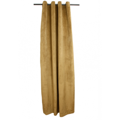 Cortina argollas Felpa New Velvet Tabaco, Masel Cortinas