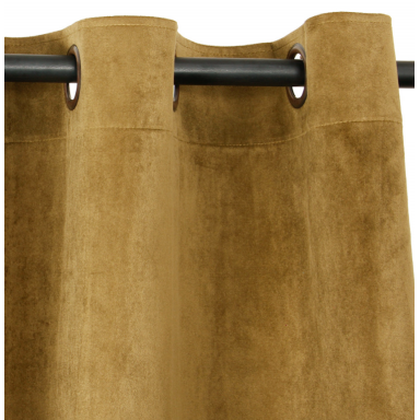 Cortina argollas Felpa New Velvet Tabaco, Masel Cortinas