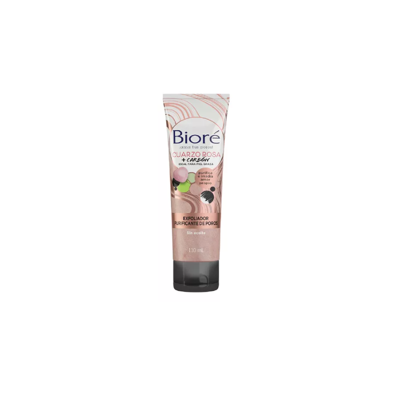 Exfoliador purificante de poros Quarzo Rosa Bioré Complementos