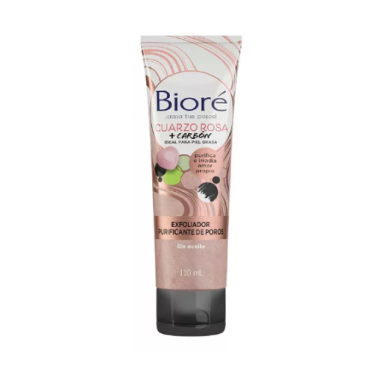 Exfoliador purificante de poros Quarzo Rosa Bioré Complementos