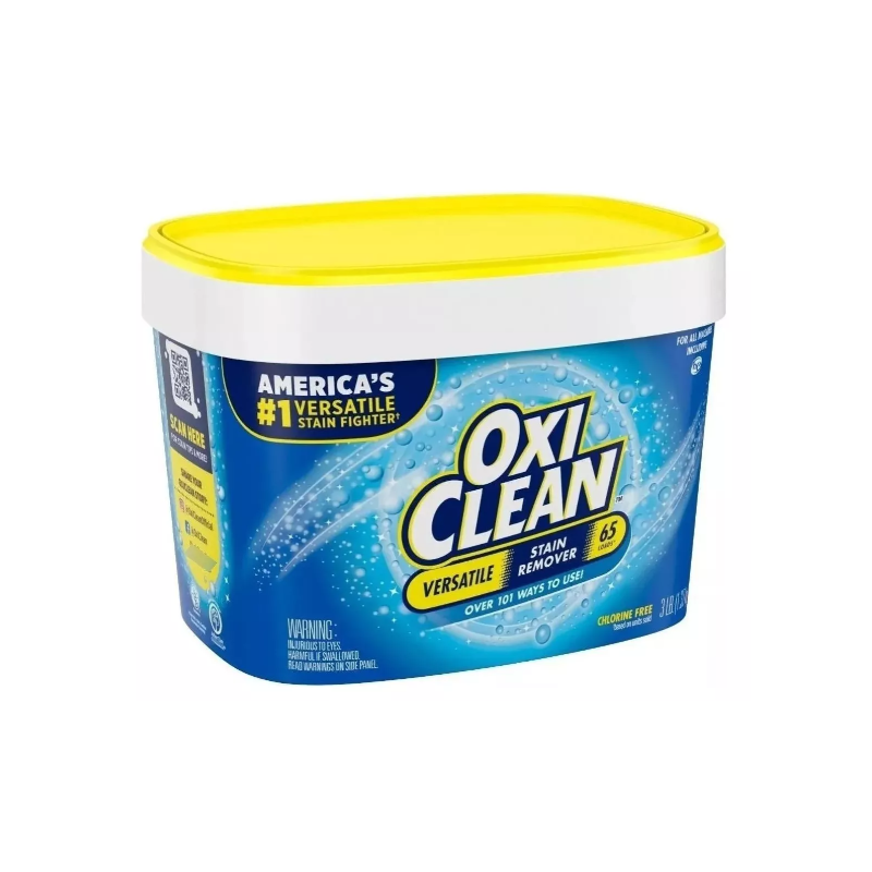Quitamanchas En Polvo Oxiclean Versatile 1.36 Kg 65 Cargas Detergentes
