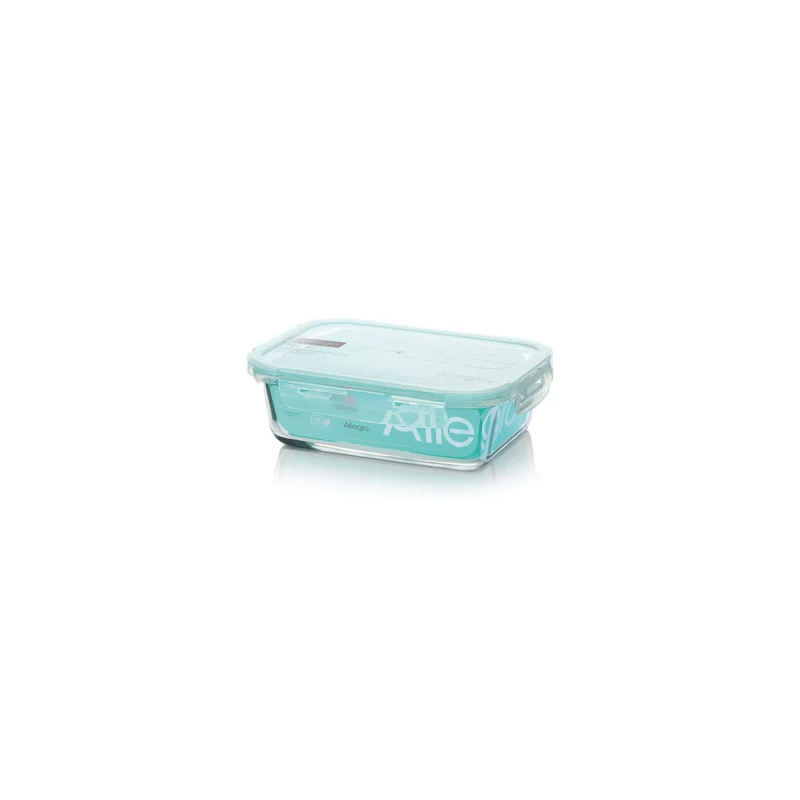 Contenedor Hermético Vidrio Rectangular 420Ml Allegra Cocina