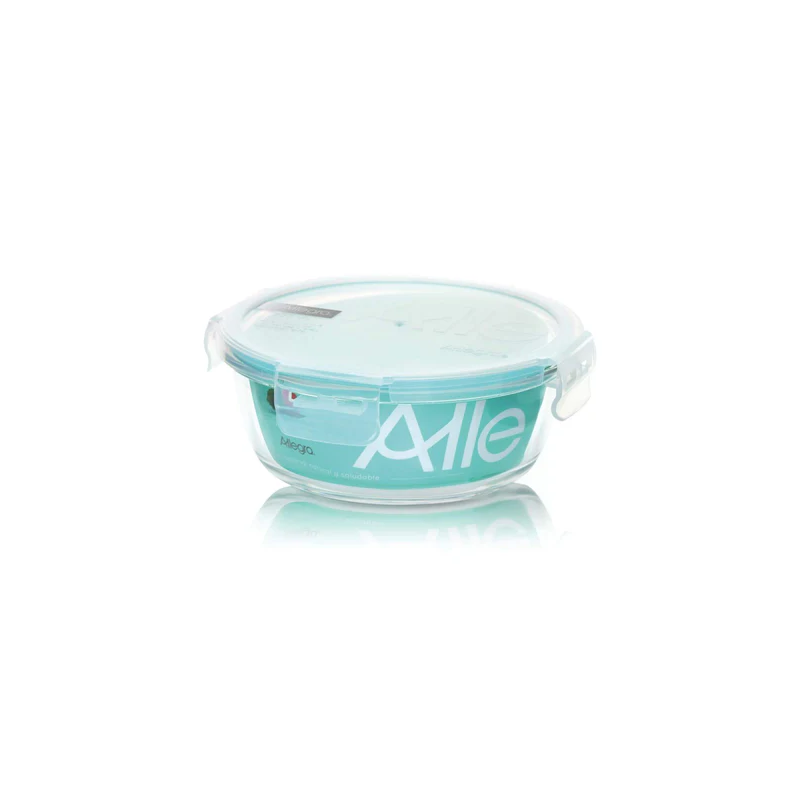 Contenedor Hermético De Vidrio Redondo 720 Ml, Allegra Cocina