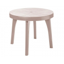 Mesa Redonda Caral Taupe Reyplast Terraza y Jardin