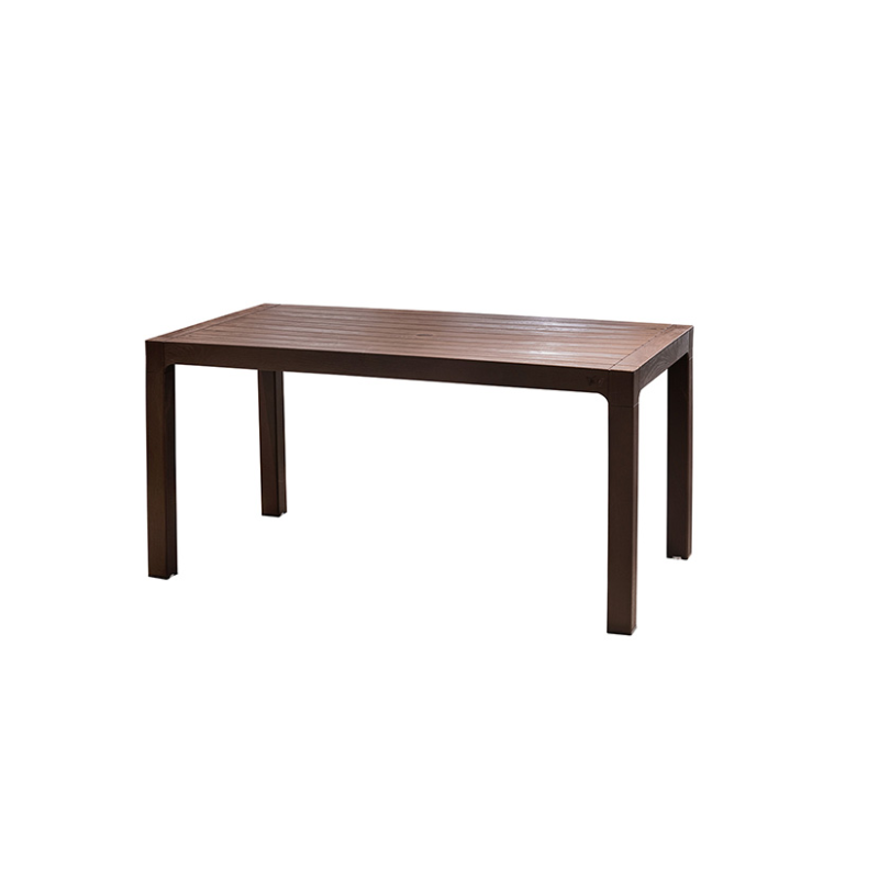 Mesa Roble Rectangular Reyplast Terraza y Jardin