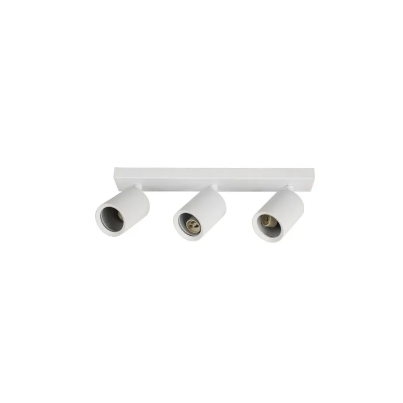 Foco porta gu10 triple blanco sobrepuesto led modelo altair III Iluminación