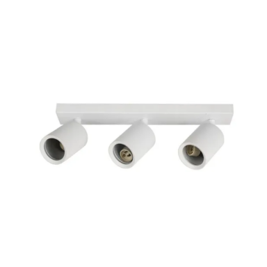 Foco porta gu10 triple blanco sobrepuesto led modelo altair III Iluminación