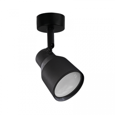Foco porta gu10 negro sobrepuesto led modelo híades Iluminación